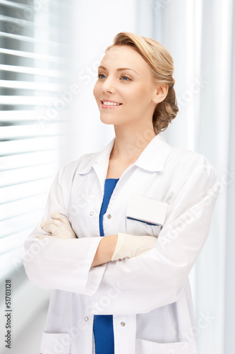Photo: attractive female doctor attractive female doctor