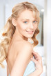 lovely woman in towel