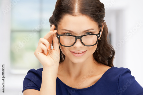 Photo: lovely woman in spectacles lovely woman in spectacles