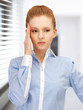 unhappy woman