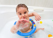 Baby boy in the bath