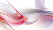 Abstract gentle pink waves on white background