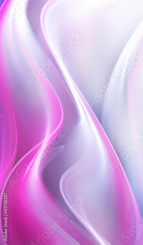 Illustration: Abstract gentle pink waves Abstract gentle pink waves