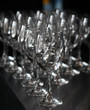 Closeup Image Of Empty Stemware