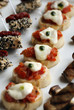Small gourmet snacks on a plate