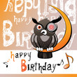 Happy Birthday owl smile
