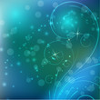 Abstract Floral Background