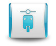 Illustration: Light Blue 3D Effect Icon "Scooter" Light Blue 3D Effect Icon "Scooter"