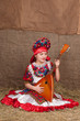 Russian girl in national dress