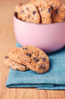 Photo: Homemade cookies with chocolate Homemade cookies with chocolate