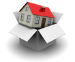 box with house