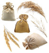 Hessian Sacks With Herbs Isola...