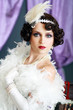 young flapper lady