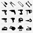 Set of industrial tools