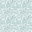 Pattern with waving curls similar to winter frost
