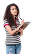 Foto: Girl with folder Girl with folder