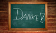 Kreidetafel - Danke