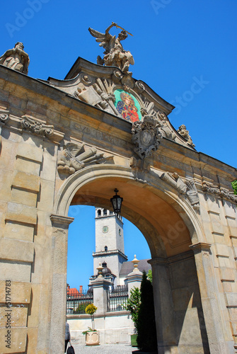 Photo: exit gate onJasna Gora monastery in Czestochowa exit gate onJasna Gora monastery in Czestochowa