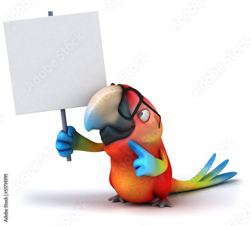 Illustration: Fun parrot Fun parrot