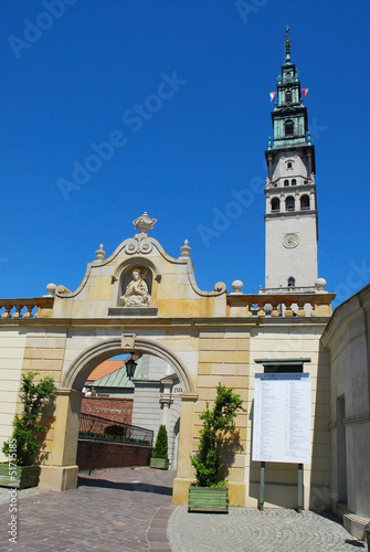 Photo: exit gate in Jasna Gora monastery in Czestochowa exit gate in Jasna Gora monastery in Czestochowa