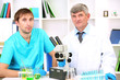 Physician and assayer during research on room background