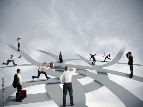 Photo: Confusion and business career Confusion and business career