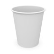 White paper cup