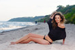 beautiful woman in a bathing suit