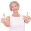 Smiling senior woman