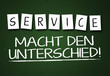 Illustration: Service macht den Unterschied Service macht den Unterschied