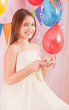 girl with birthday cake