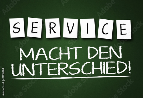 Illustration: Service macht den Unterschied Service macht den Unterschied