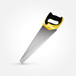 Hand saw isolated