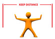 Manikin Keep Distance