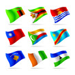 Set of world flags 12
