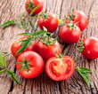 Photo: Tomatoes, cooked with herbs for the preservation Tomatoes, cooked with herbs for the preservation