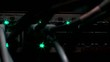 Switch working. Special effect.