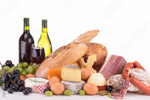 Photo: composition of groceries composition of groceries