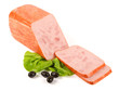 Pressed ham and slices
