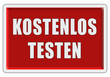 Glassy Button rot KOSTENLOS TESTEN