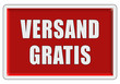 Glassy Button rot VERASND GRATIS
