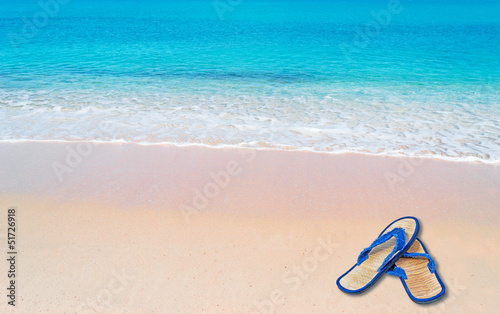 Photo: pink foreshore and flip flop pink foreshore and flip flop