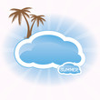 Vector: Summer concept whit palm tree. Summer concept whit palm tree.