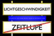 Lichtgeschwindigkeit vs Zeitlupe_Internetgeschwindigkeit - 3D