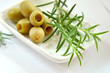 Olives and rosemary