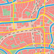 Seamless map unknown city.