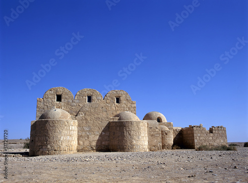 Photo: Qasr Amra desert castle. Jordan Qasr Amra desert castle. Jordan