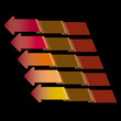 Businessgrafik, Grafik, Pfeil, Kurven, Säulen, Bewertung, Beric