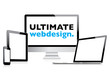 Ultimate web design in electronic devices vector EPS10