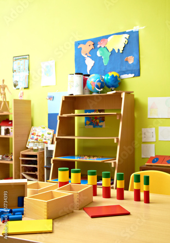 Photo: Montessori Kindergarten Preschool Classroom Montessori Kindergarten Preschool Classroom